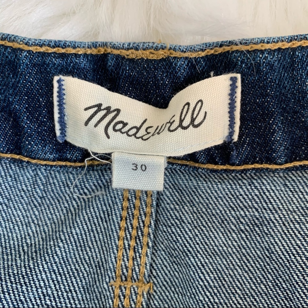 4. Madewell Rigid Denim Mini Skirt Reworked Edition - Picture 10 of 11
